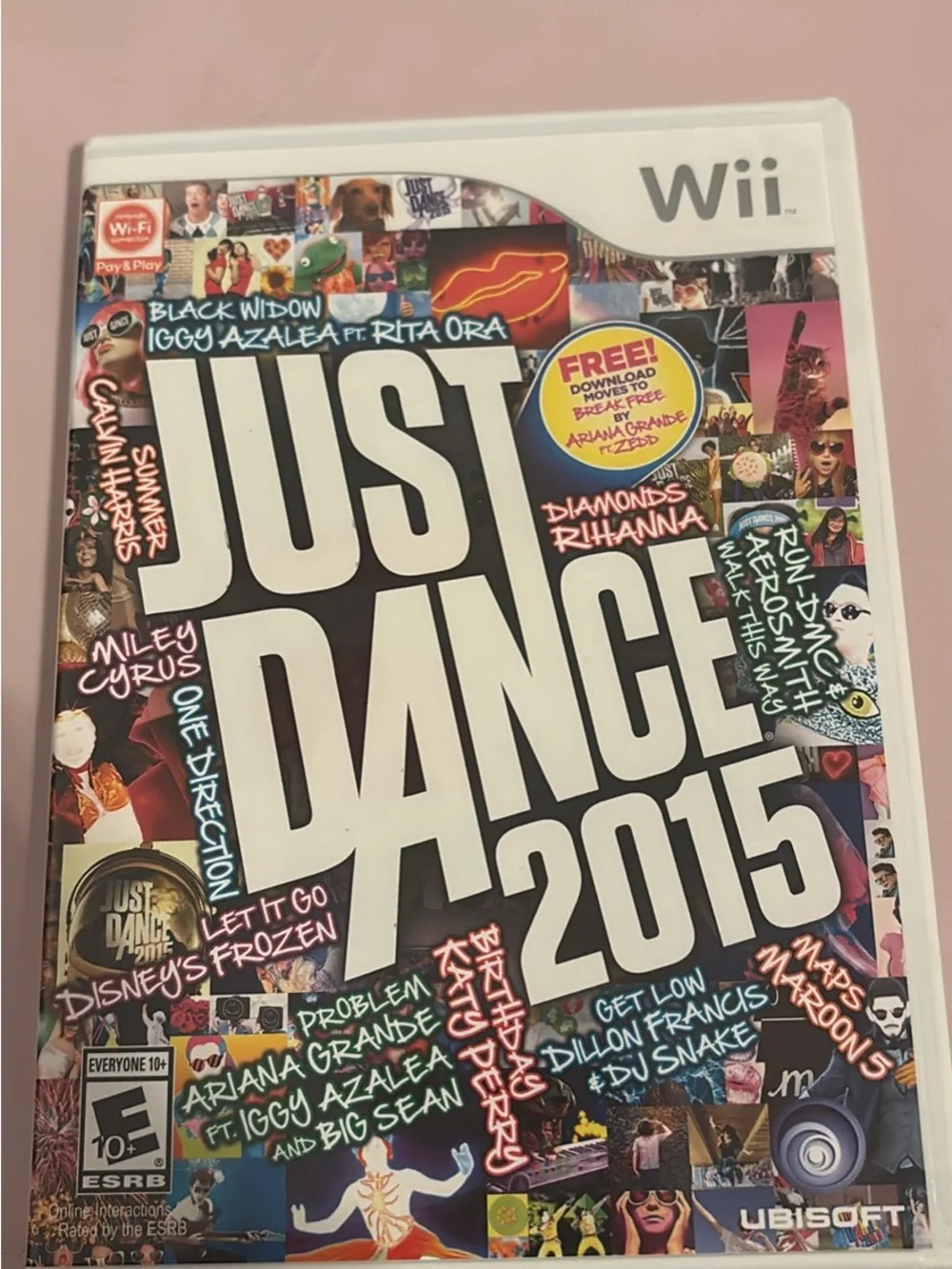 Just Dance 2015 Wii - White Game Case